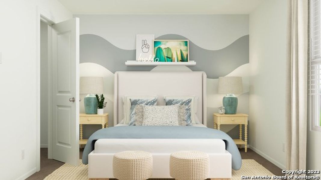 Furnished interior view inside a new home in , Pleasanton (Image 4).