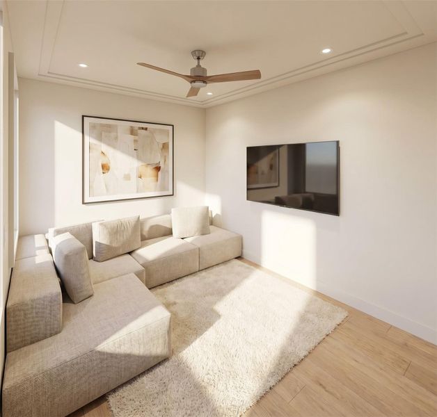 Furnished interior view inside a new home in , Tomball (Image 4).