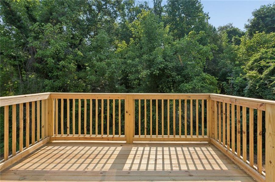 Exterior details and patio area of a home in , Atlanta (Image 21).