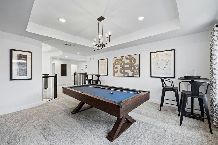 Furnished interior view inside a new home in Brookewater, Rosenberg (Image 26).