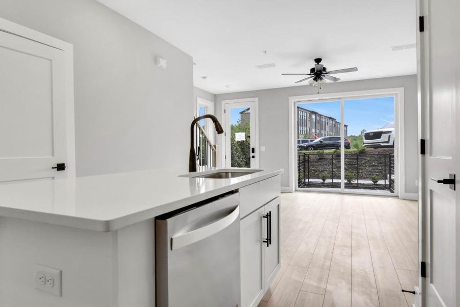 Furnished interior view inside a new home in Echo Park, Suwanee (Image 3). Furnished interior view inside a new home in Echo Park, Suwanee (Image 3).