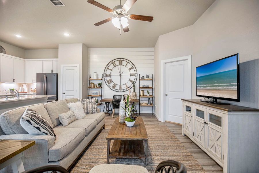 Furnished interior view inside a new home in Prominence – Now Selling, San Antonio (Image 7).