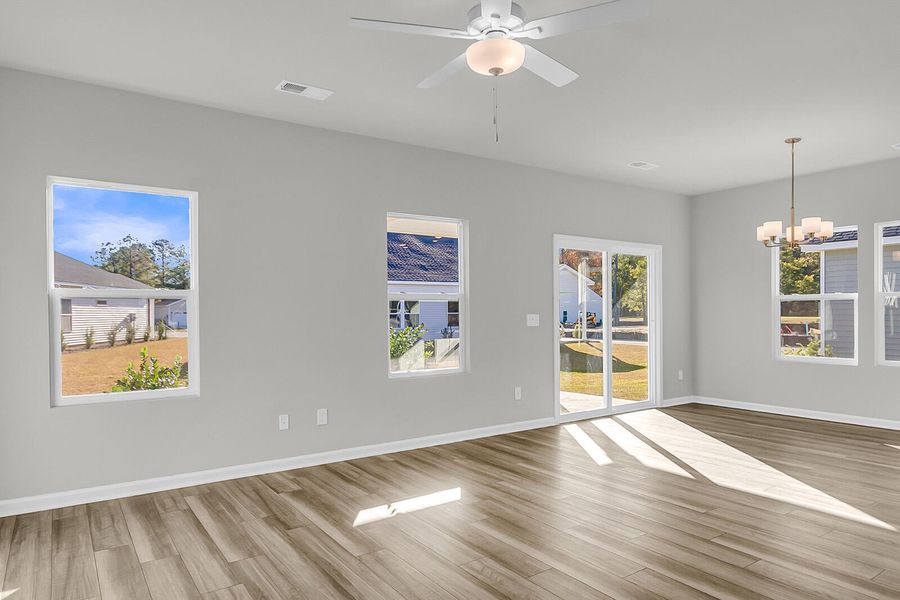 Spacious, unfurnished interior of a new home in Fairway Woods at Wyboo, Manning (Image 25). Spacious, unfurnished interior of a new home in Fairway Woods at Wyboo, Manning (Image 25).