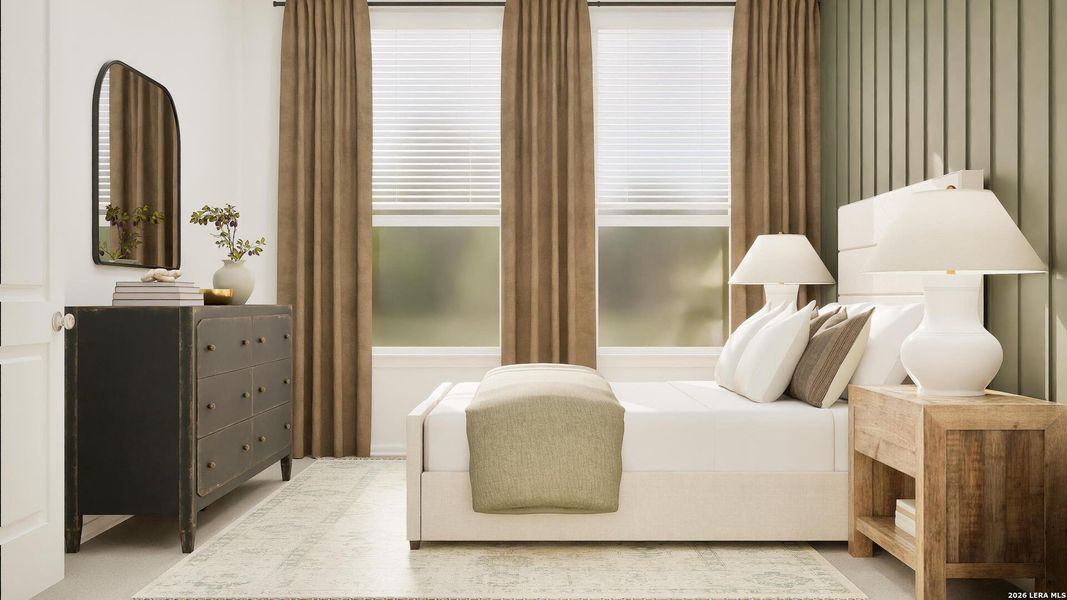 Furnished interior view inside a new home in Gatehouse, New Braunfels (Image 16).