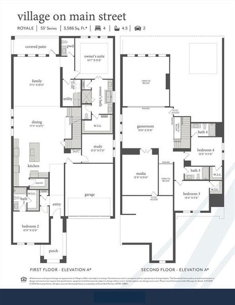 Designed for the family who loves to entertain, our Royale plan offers a fantastic open concept floor plan with plenty of space for family and friends!