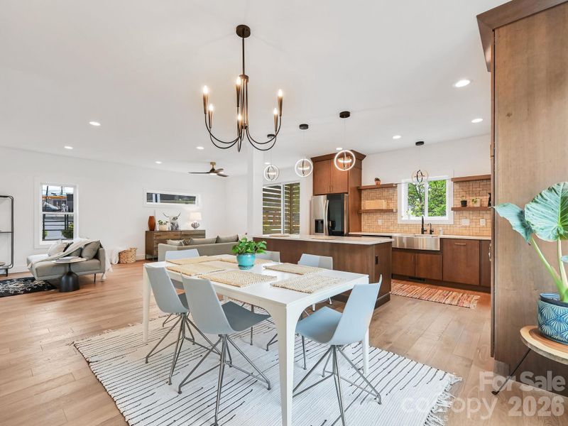 Furnished interior view inside a new home in , Asheville (Image 10).