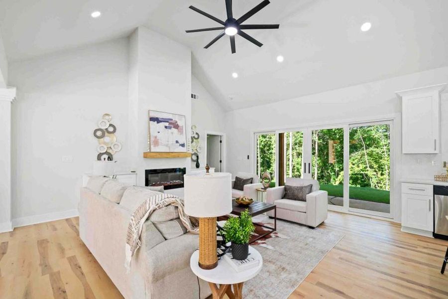 Furnished interior view inside a new home in , Jackson (Image 10).