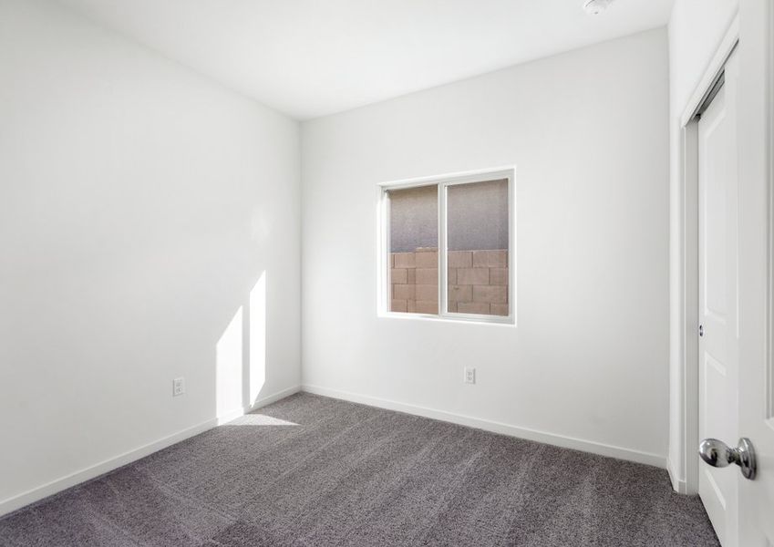 Every bedroom is generously sized and has its own closet!