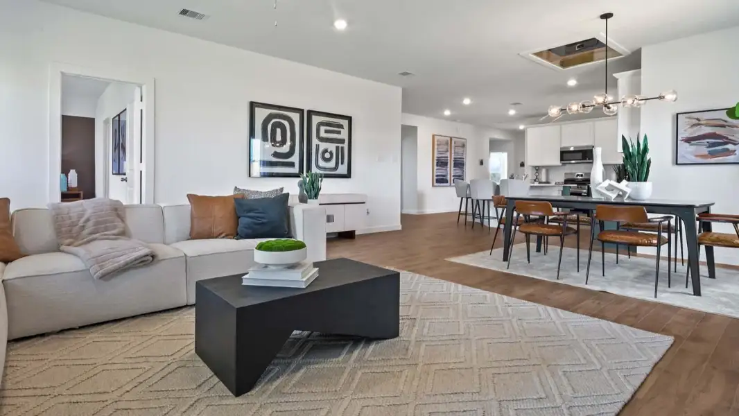 Furnished interior view inside a new home in Holly Ridge, Rosenberg (Image 13).