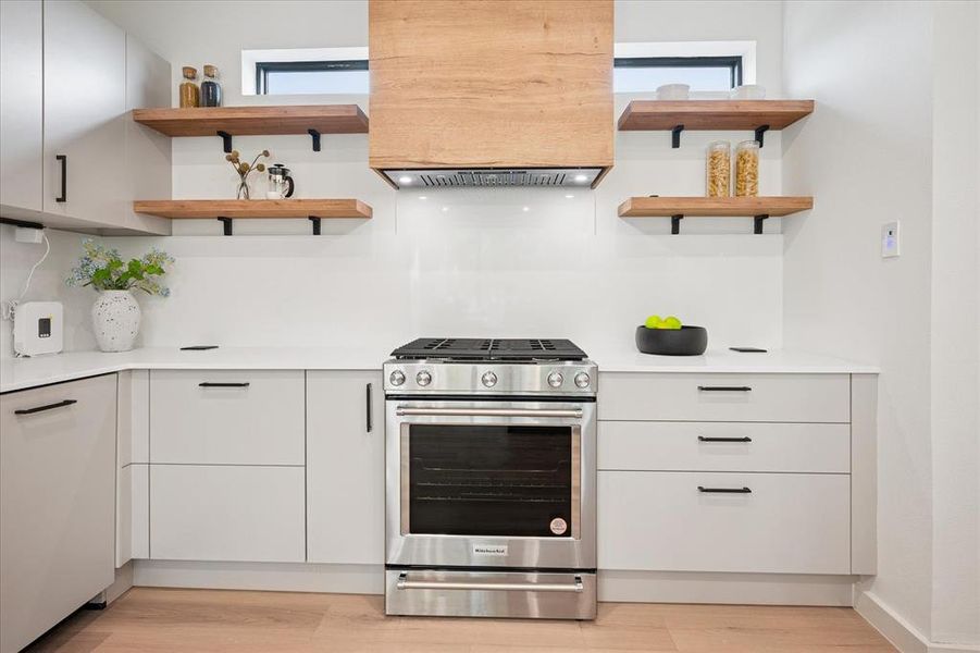 Furnished interior view inside a new home in , Dallas (Image 15).