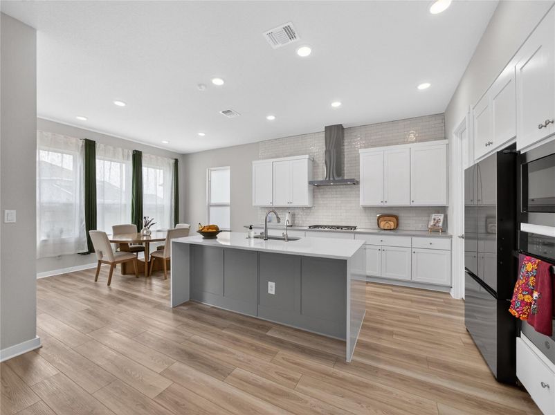 Furnished interior view inside a new home in , Liberty Hill (Image 18).