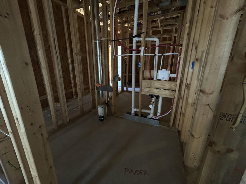 In-progress construction of a new home in Tea Farm: Presidents Series, Ravenel, SC (Image 20).