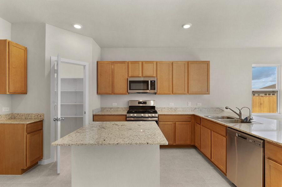 Representative furnished interior of a home built from the Sofia by Chesmar Homes in Briarwood, Elgin (Image 3).
