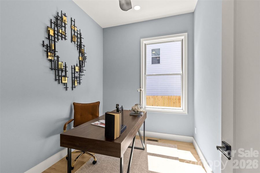 Furnished interior view inside a new home in , Charlotte (Image 10).