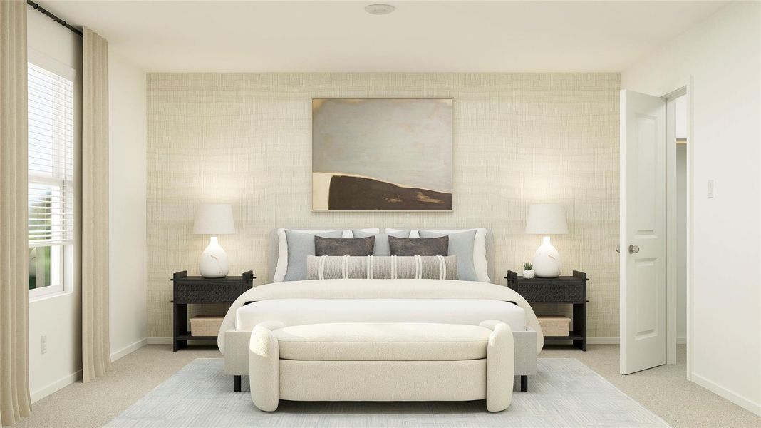 Furnished interior view inside a new home in Synova, Crosby (Image 22).