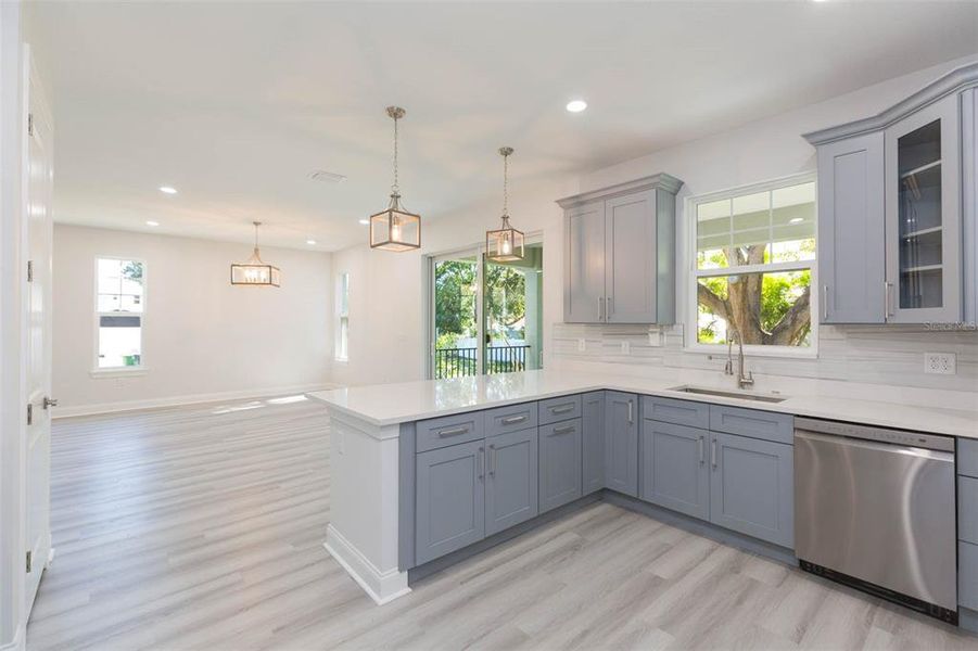 Furnished interior view inside a new home in , Tampa (Image 9). Furnished interior view inside a new home in , Tampa (Image 9).