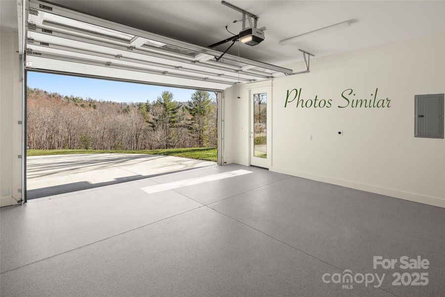 GARAGE WITH EPOXY FLOORS