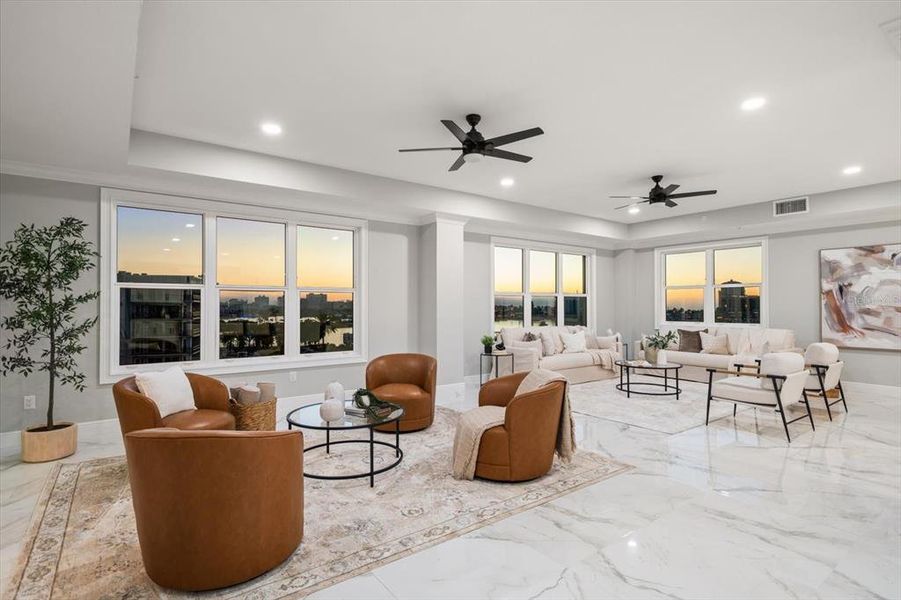 Furnished interior view inside a new home in , Clearwater (Image 11).