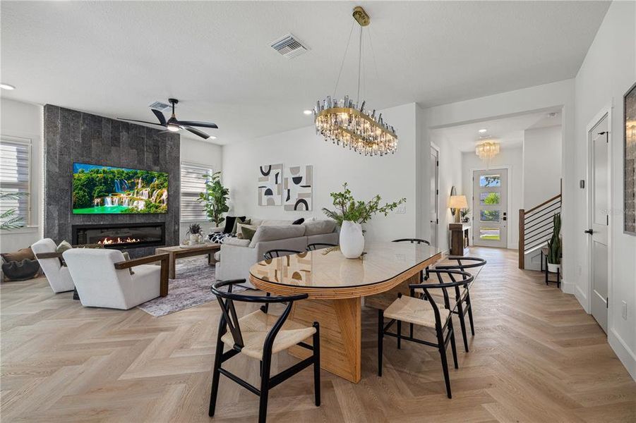 Furnished interior view inside a new home in , Gulfport (Image 33).