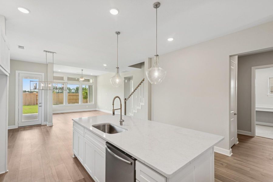 Furnished interior view inside a new home in ARTAVIA 45' Homesites, Conroe (Image 5).