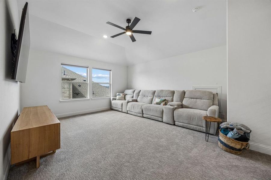 Furnished interior view inside a new home in , Prosper (Image 27).