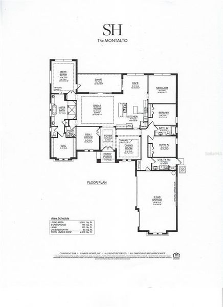 Montalto Sample Floor Plan