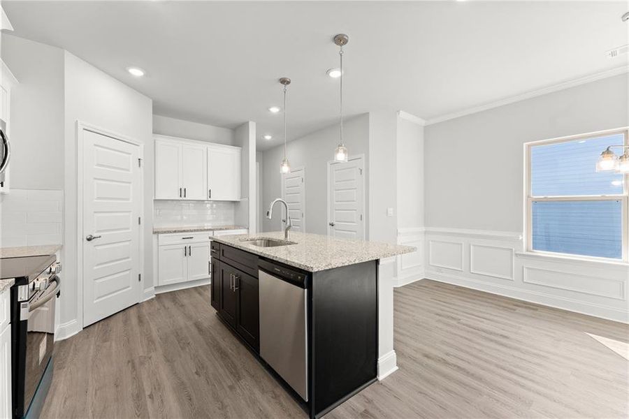 Furnished interior view inside a new home in Magnolia Villas, Cornelia (Image 10).