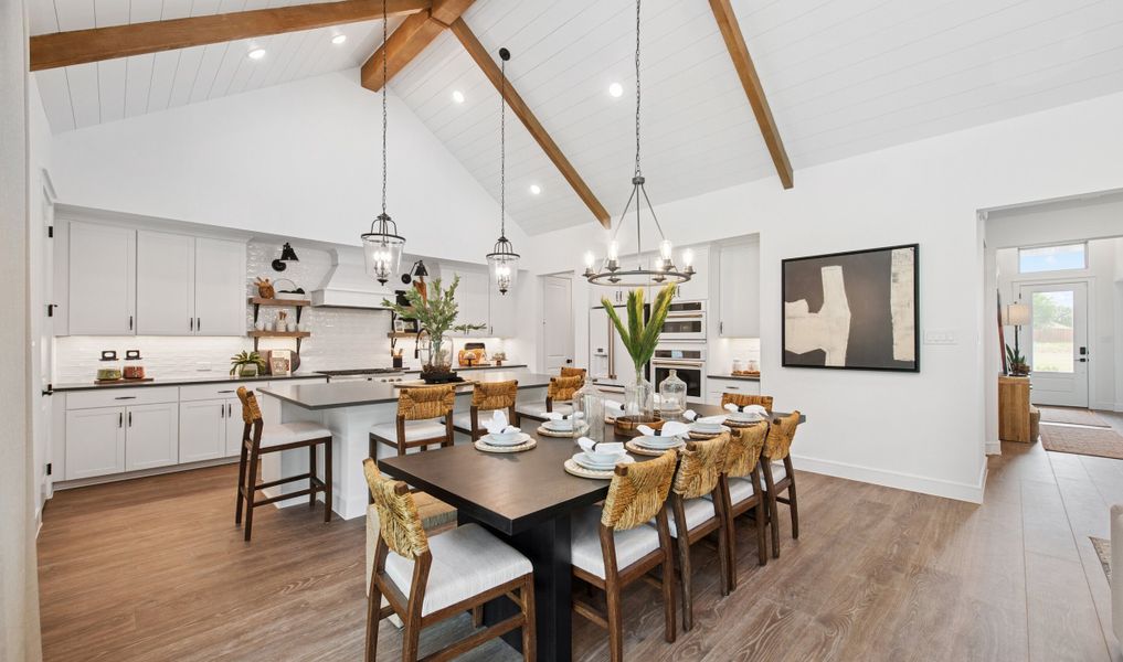 Dining area adjacent from kitchen Dining area adjacent from kitchen