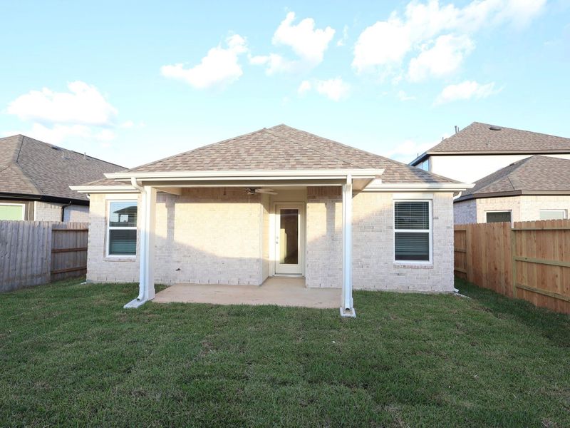 Exterior details and patio area of a home in Marvida, Cypress (Image 3). Exterior details and patio area of a home in Marvida, Cypress (Image 3).