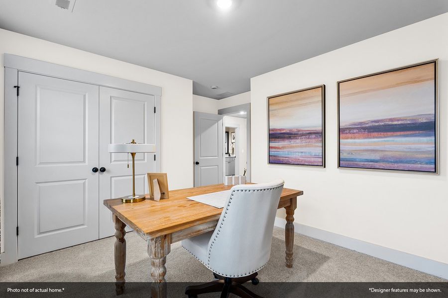 Furnished interior view inside a new home in Indigo at Abbey Preserve, Wilmington (Image 18).