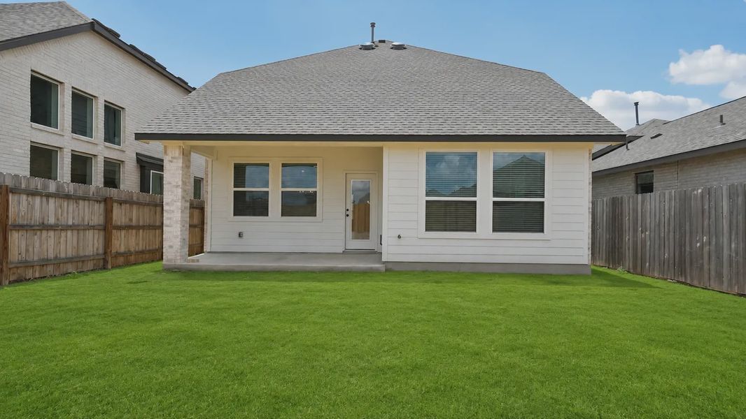 Representative exterior details of a home built from the Sage by Chesmar Homes in Legacy at Lake Dunlap, New Braunfels (Image 3). Representative exterior details of a home built from the Sage by Chesmar Homes in Legacy at Lake Dunlap, New Braunfels (Image 3).