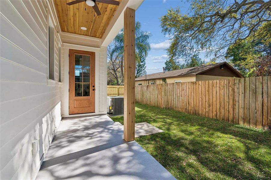Exterior details and patio area of a home in , Tampa (Image 30). Exterior details and patio area of a home in , Tampa (Image 30).