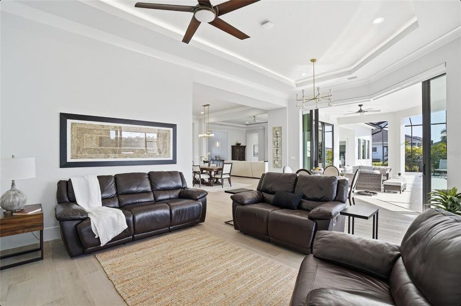 Furnished interior view inside a new home in , Parrish (Image 8).