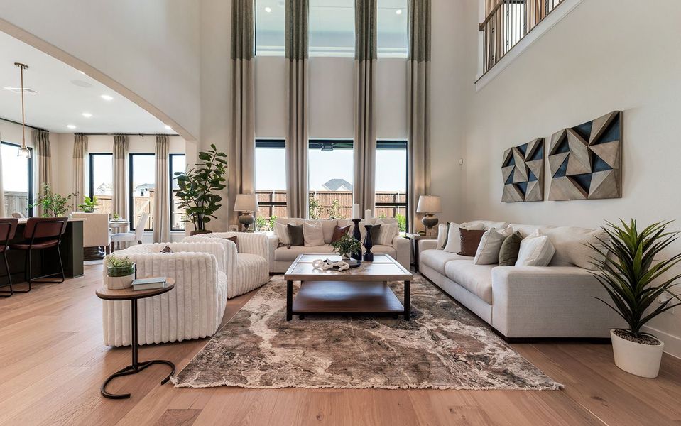 Furnished interior view inside a new home in Marvida, Cypress (Image 5).