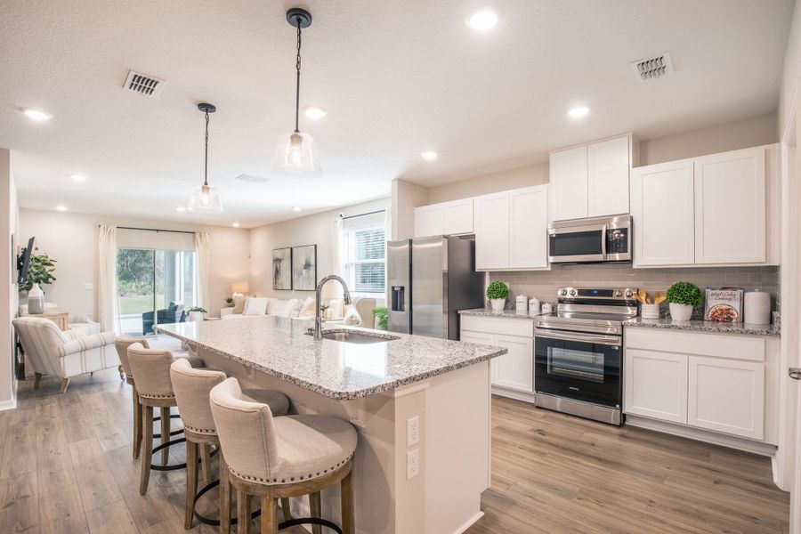 Representative furnished interior of a home built from the Maple by Maronda Homes in Malabar Springs, Palm Bay (Image 42).