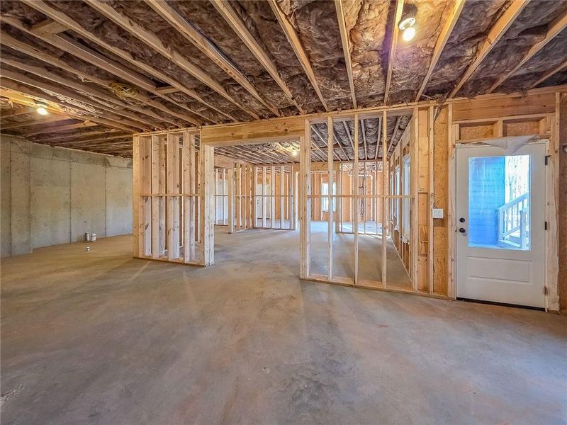 In-progress construction of a new home in , Rockmart, GA (Image 51).