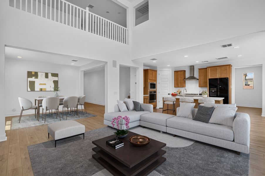 Furnished interior view inside a new home in Allen Ranches, Litchfield Park (Image 7).