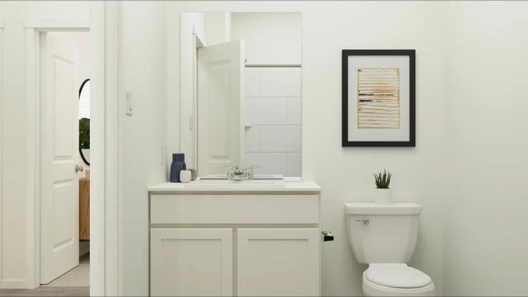 Furnished interior view inside a new home in Moore Landing, Magnolia (Image 3).
