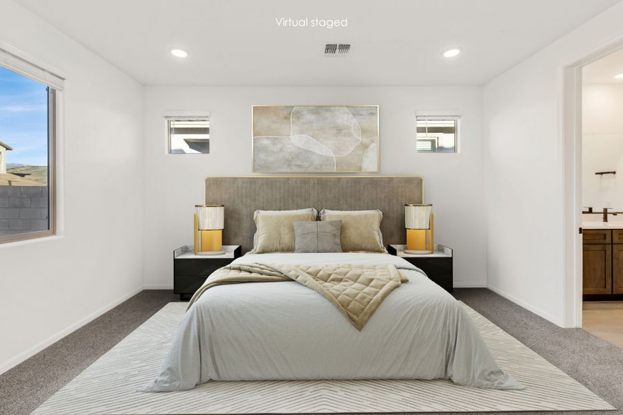 Furnished interior view inside a new home in Oasis At Rocking K, Vail (Image 7).