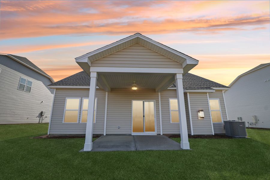 Image 56 representing the Buck Island II by Great Southern Homes in Providence Station at Trolley Run, Aiken, SC.