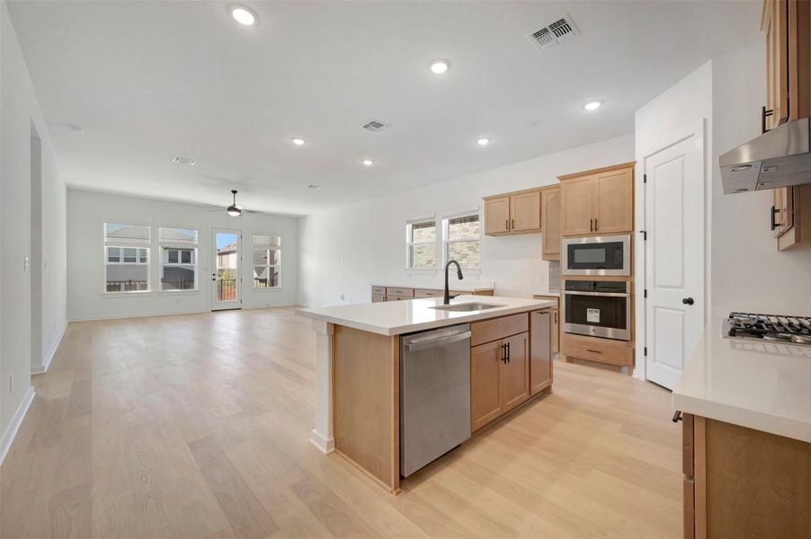 Furnished interior view inside a new home in Heritage, Dripping Springs (Image 14).