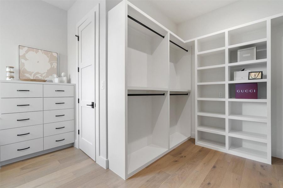 Primary Closet with Natural Light