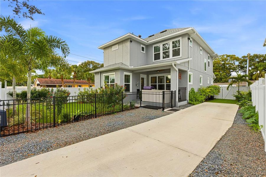 Front exterior of a new home in , Tampa, FL, highlighting curb appeal (Image 2). Front exterior of a new home in , Tampa, FL, highlighting curb appeal (Image 2).