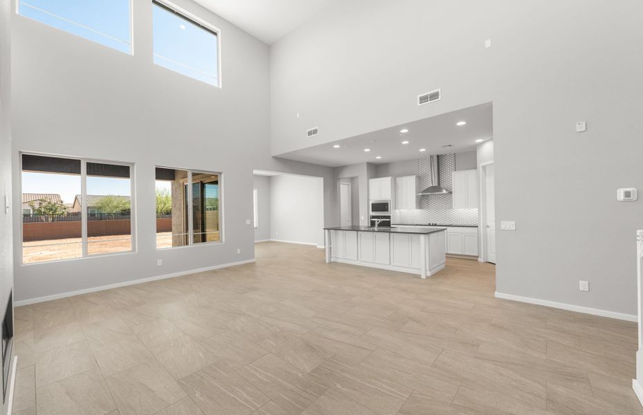 Spacious, unfurnished interior of a new home in Harvest - Enchantment Series, Queen Creek (Image 34). Spacious, unfurnished interior of a new home in Harvest - Enchantment Series, Queen Creek (Image 34).