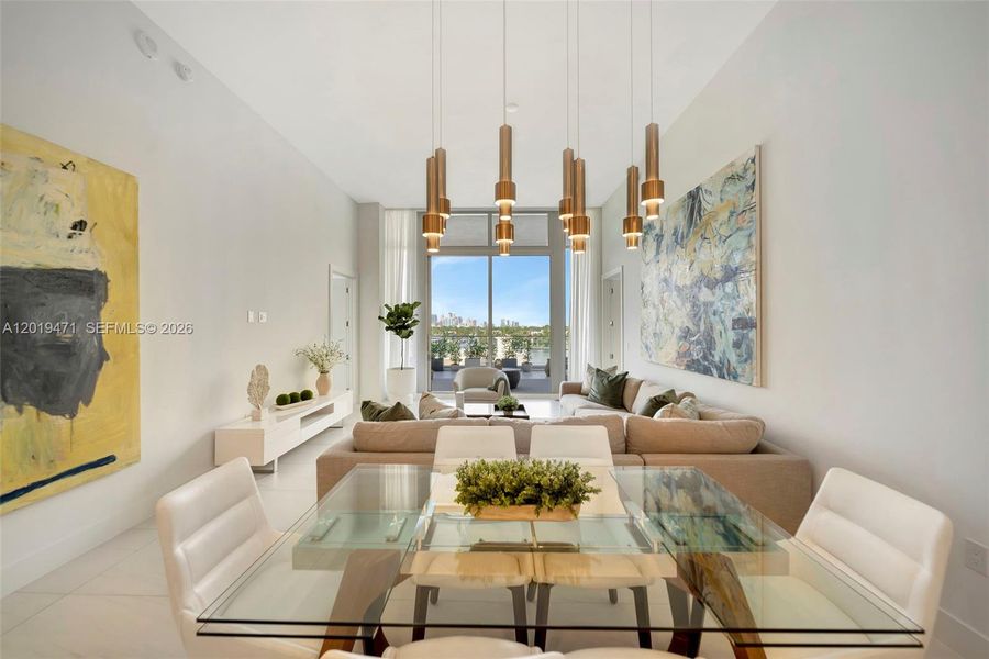 Furnished interior view inside a new home in , Fort Lauderdale (Image 38).