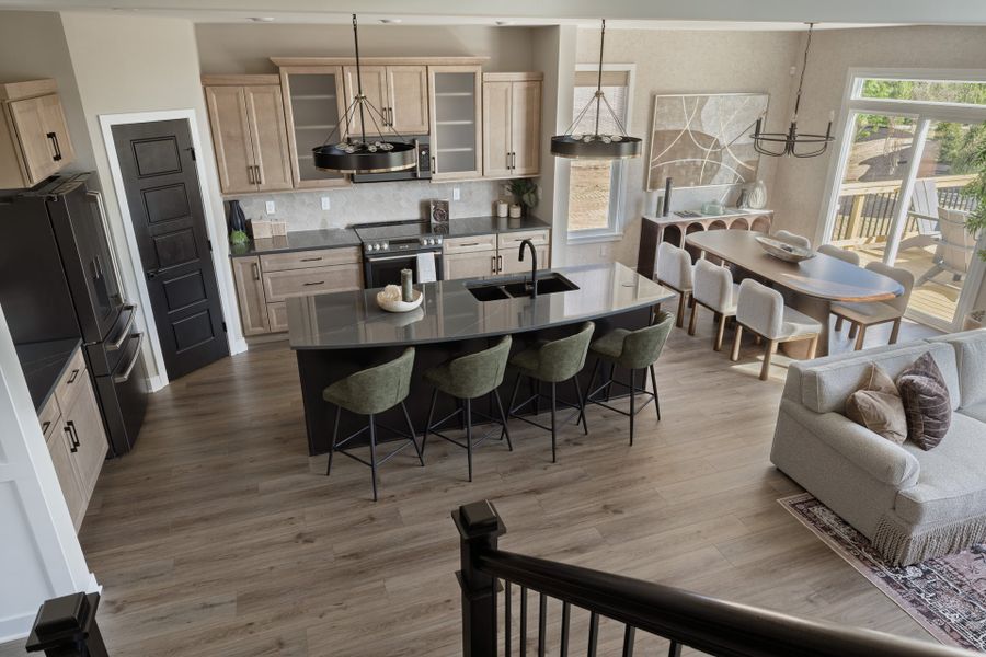 Representative furnished interior of a home built from the Blair by Fischer Homes in Twin Lakes, Hoschton (Image 20).