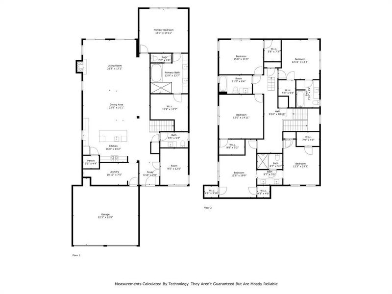 2D floor plan layout of this home in , Dallas, TX (Image 5).