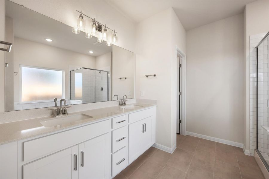 Furnished interior view inside a new home in Patterson Ranch, Georgetown (Image 16). Furnished interior view inside a new home in Patterson Ranch, Georgetown (Image 16).