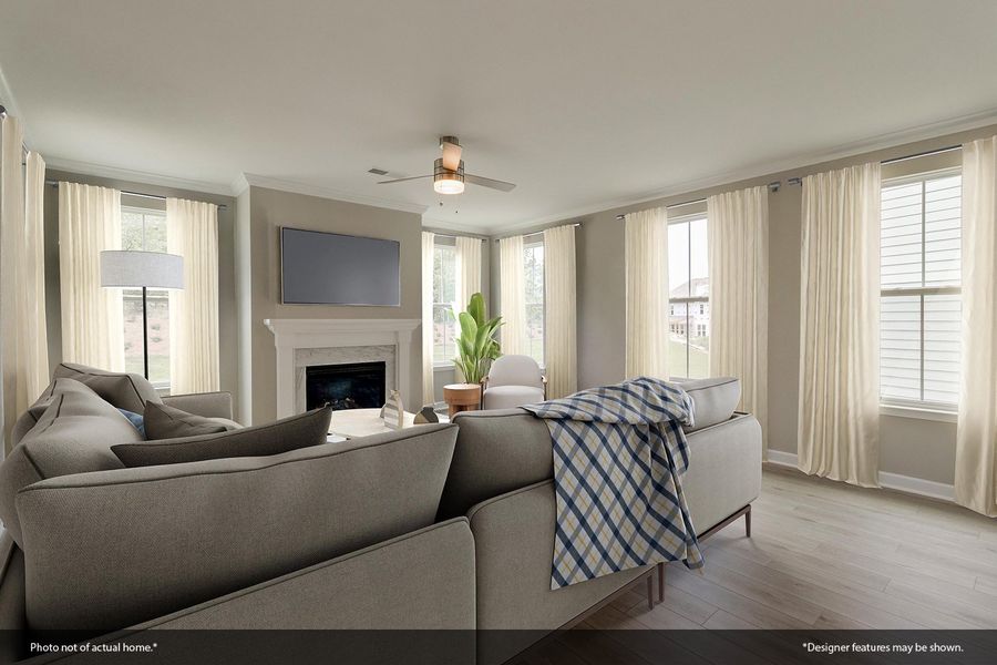 Furnished interior view inside a new home in East Wynd, Hampstead (Image 7).