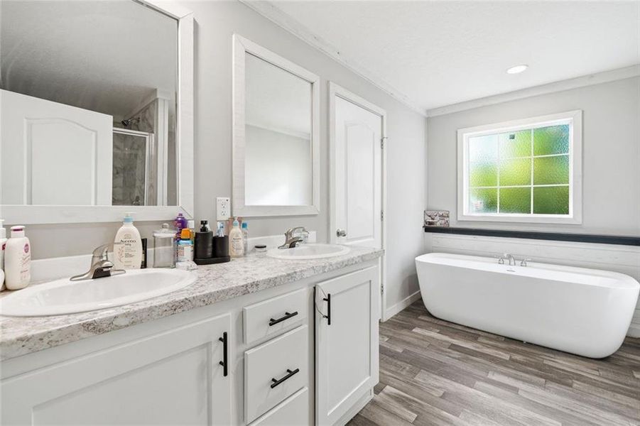 Furnished interior view inside a new home in , Talking Rock (Image 16).